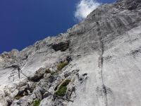 11.8.2015 Klettersteig & Kletterroute Abraxas - mit Margi